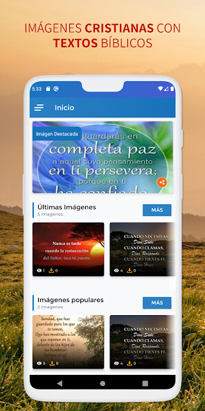 Run android online APK Imagenes Cristianas con Textos from MyAndroid or emulate Imagenes Cristianas con Textos using MyAndroid
