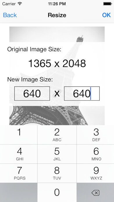 Emulate iPhone app Image Resizer Free using MyAndroid Emulate iPhone app Image Resizer Free using MyAndroid