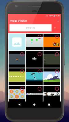 Emulate Android APK Image Stitcher