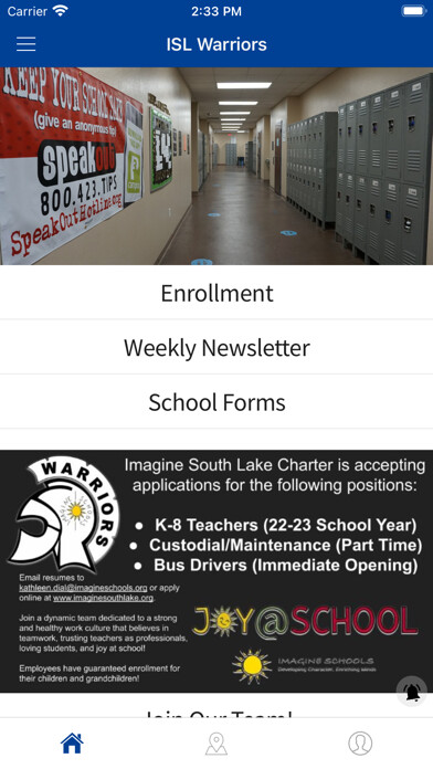 Emulate iPhone app Imagine South-Lake Charter using MyAndroid Emulate iPhone app Imagine South-Lake Charter using MyAndroid