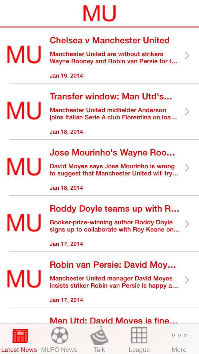 Emulate iPhone app iManUtd using MyAndroid