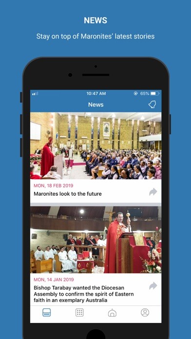 Emulate iPhone app iMaronite App using MyAndroid Emulate iPhone app iMaronite App using MyAndroid