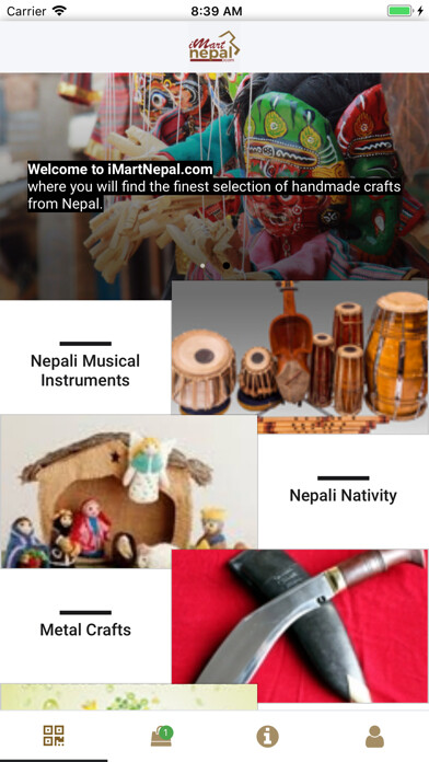 Emulate iPhone app iMartNepal using MyAndroid