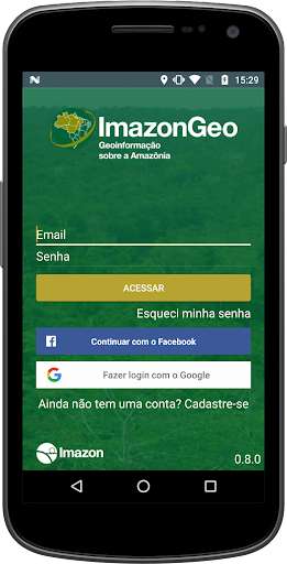 Emulate Android APK ImazonGeo