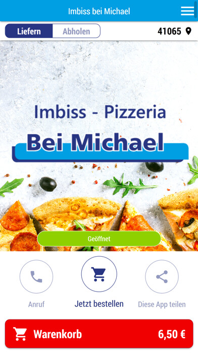 Emulate iPhone app Imbiss bei Michael using MyAndroid Emulate iPhone app Imbiss bei Michael using MyAndroid
