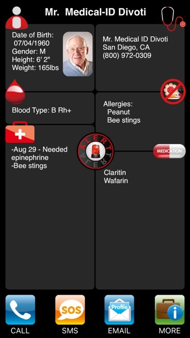 Emulate iPhone app iMedAlert & Medical Profiler using MyAndroid Emulate iPhone app iMedAlert & Medical Profiler using MyAndroid