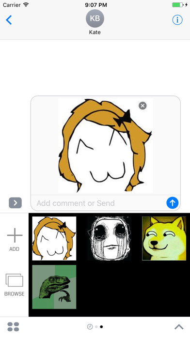 Emulate iPhone app iMeme for iMessage using MyAndroid Emulate iPhone app iMeme for iMessage using MyAndroid