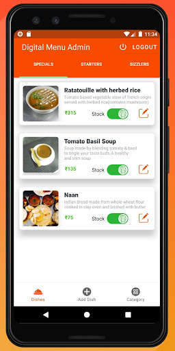 Run android online APK iMenu Admin from MyAndroid or emulate iMenu Admin using MyAndroid