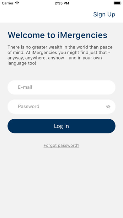 Emulate iPhone app iMergencies using MyAndroid Emulate iPhone app iMergencies using MyAndroid