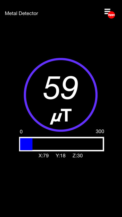 Emulate iPhone app i Metal Detector using MyAndroid