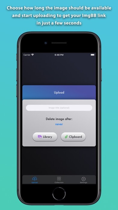 Emulate iPhone app ImgBB Uploader using MyAndroid Emulate iPhone app ImgBB Uploader using MyAndroid