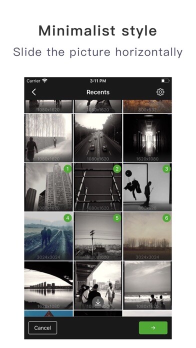 Emulate iPhone app ImgClip - Image clip using MyAndroid