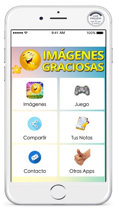 Emulate iPhone app Imágenes Graciosas using MyAndroid Emulate iPhone app Imágenes Graciosas using MyAndroid