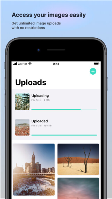 Emulate iPhone app imgUp: Transfer Photos & Share using MyAndroid Emulate iPhone app imgUp: Transfer Photos & Share using MyAndroid