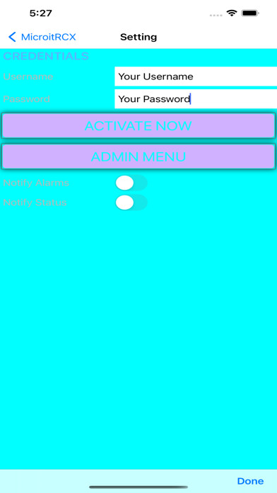 Emulate iPhone app iMicroit RCX using MyAndroid Emulate iPhone app iMicroit RCX using MyAndroid
