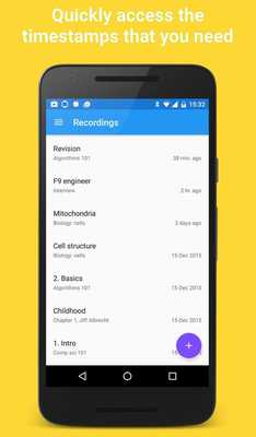 Emulate Android APK Imits - timestamp your audio Emulate Android APK Imits - timestamp your audio