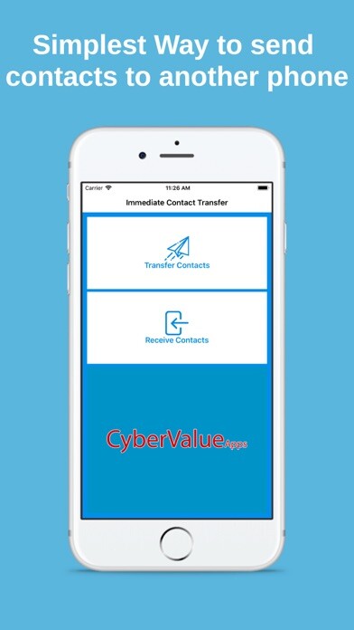 Emulate iPhone app Immediate Contact Transfer using MyAndroid