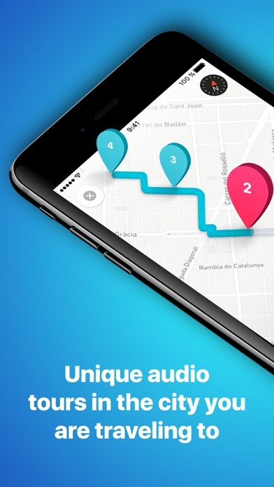 Emulate iPhone app Immersive audio guide Qwixi using MyAndroid