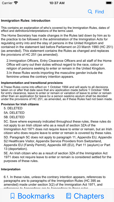 Emulate iPhone app Immigration Rules In UK using MyAndroid Emulate iPhone app Immigration Rules In UK using MyAndroid