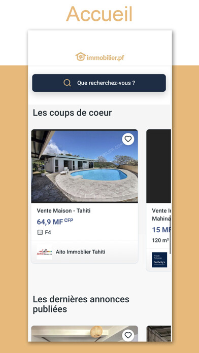 Emulate iPhone app immobilier.pf using MyAndroid Emulate iPhone app immobilier.pf using MyAndroid