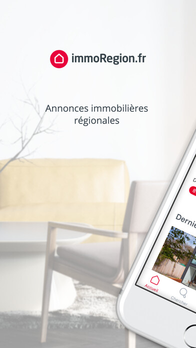 Emulate iPhone app immoRegion Immobilier Régional using MyAndroid