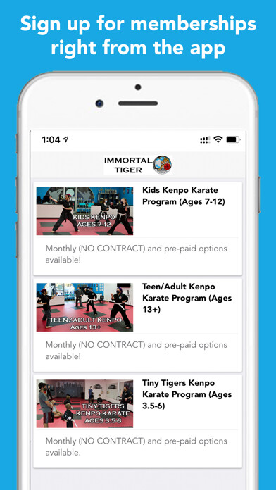 Run android online APK Immortal Tiger Kenpo Karate from MyAndroid or emulate Immortal Tiger Kenpo Karate using MyAndroid