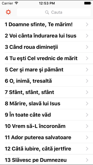 Emulate iPhone app Imnuri Crestine AZSMR using MyAndroid Emulate iPhone app Imnuri Crestine AZSMR using MyAndroid