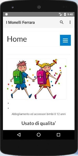 Run android online APK I Monelli Ferrara - abbigliamento usato bambini from MyAndroid or emulate I Monelli Ferrara - abbigliamento usato bambini using MyAndroid Run android online APK I Monelli Ferrara - abbigliamento usato bambini from MyAndroid or emulate I Monelli Ferrara - abbigliamento usato bambini using MyAndroid