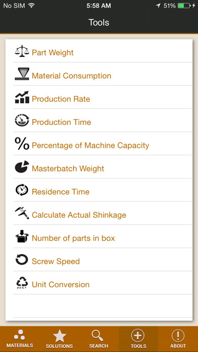 Emulate iPhone app iMoulder Plastic Molding Tools using MyAndroid Emulate iPhone app iMoulder Plastic Molding Tools using MyAndroid