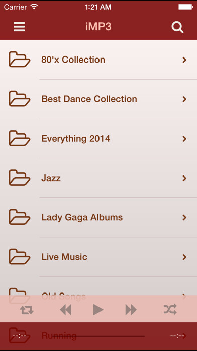 Emulate iPhone app iMP3 using MyAndroid Emulate iPhone app iMP3 using MyAndroid