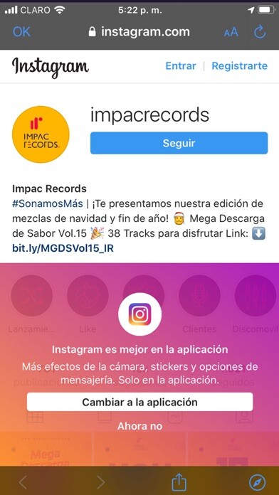 Emulate iPhone app Impac Records Radio using MyAndroid