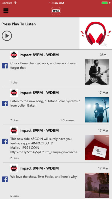 Emulate iPhone app Impact 89FM: MSU Student Radio using MyAndroid Emulate iPhone app Impact 89FM: MSU Student Radio using MyAndroid