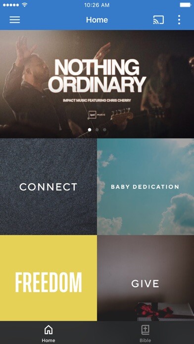 Emulate iPhone app Impact Church MA using MyAndroid Emulate iPhone app Impact Church MA using MyAndroid