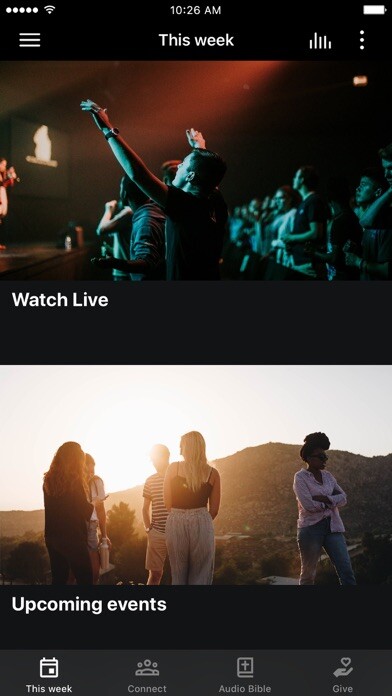 Emulate iPhone app Impact Church SS using MyAndroid
