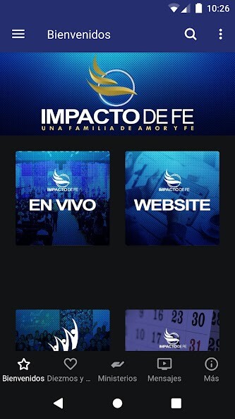 Emulate iPhone app Impacto de Fe using MyAndroid Emulate iPhone app Impacto de Fe using MyAndroid