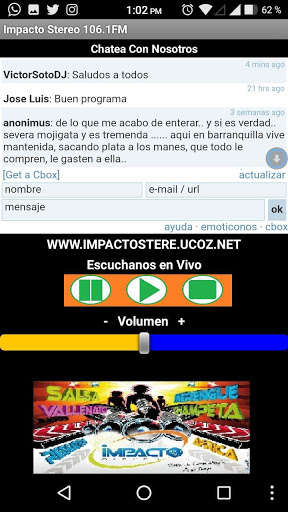 Run android online APK Impacto Stereo 106.1 FM from MyAndroid or emulate Impacto Stereo 106.1 FM using MyAndroid
