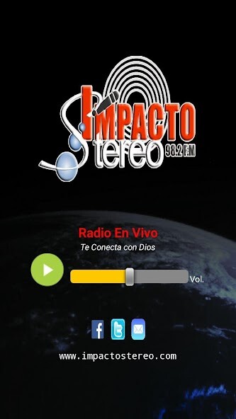 Run android online APK Impacto Stéreo 98.2 FM from MyAndroid or emulate Impacto Stéreo 98.2 FM using MyAndroid Run android online APK Impacto Stéreo 98.2 FM from MyAndroid or emulate Impacto Stéreo 98.2 FM using MyAndroid