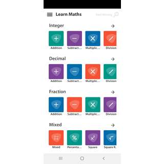 Run android online APK Imparare la matematica from MyAndroid or emulate Imparare la matematica using MyAndroid