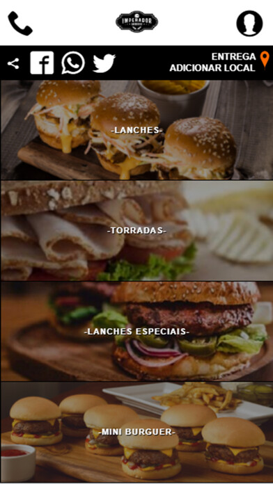 Emulate iPhone app Imperador Burguer using MyAndroid Emulate iPhone app Imperador Burguer using MyAndroid