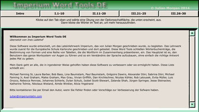 Emulate iPhone app Imperium Word Tools DE Version using MyAndroid