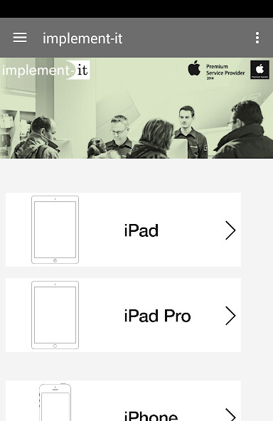 Run android online APK implement-IT GmbH from MyAndroid or emulate implement-IT GmbH using MyAndroid