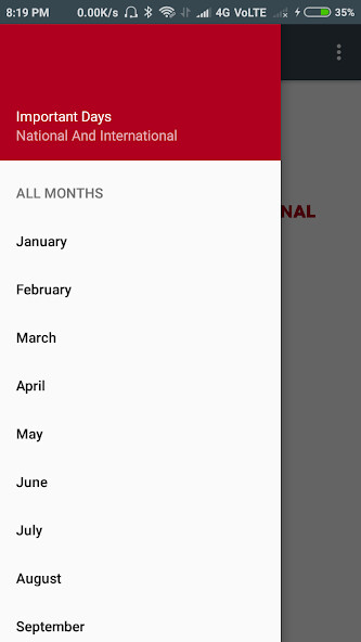 Run android online APK Important Dates 2021 from MyAndroid or emulate Important Dates 2021 using MyAndroid
