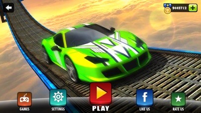 Emulate iPhone app Impossible Car Tracks 3D : Stunt Driving Simulator using MyAndroid