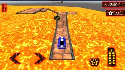 Emulate iPhone app Impossible Volcano Car Parking using MyAndroid