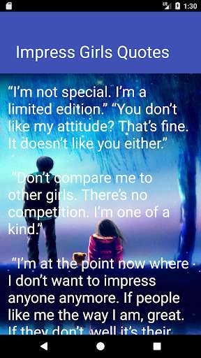 Emulate Android APK IMPRESS GIRLS QUOTES