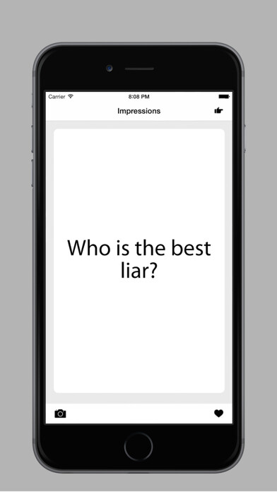 Emulate iPhone app Impressions - a drinking game using MyAndroid Emulate iPhone app Impressions - a drinking game using MyAndroid