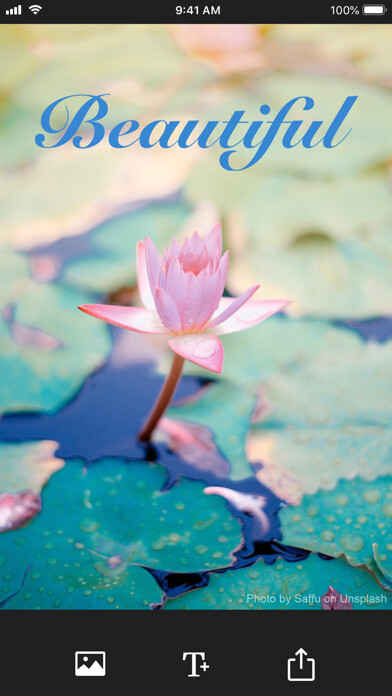 Emulate iPhone app Imprint - Text on Photos using MyAndroid