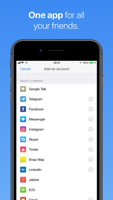 Emulate iPhone app IM+ Pro Social Aggregator using MyAndroid Emulate iPhone app IM+ Pro Social Aggregator using MyAndroid