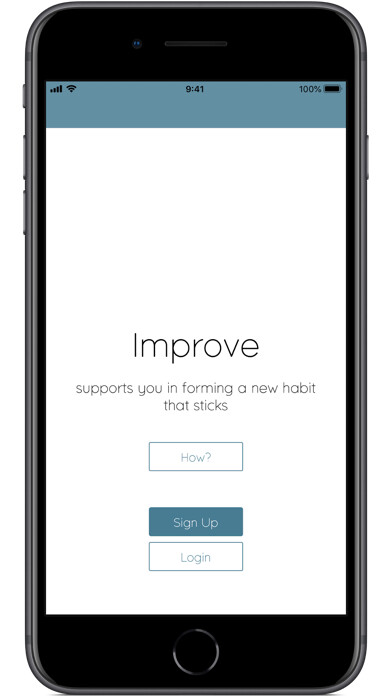Emulate iPhone app Improve - Create a new Habit using MyAndroid Emulate iPhone app Improve - Create a new Habit using MyAndroid
