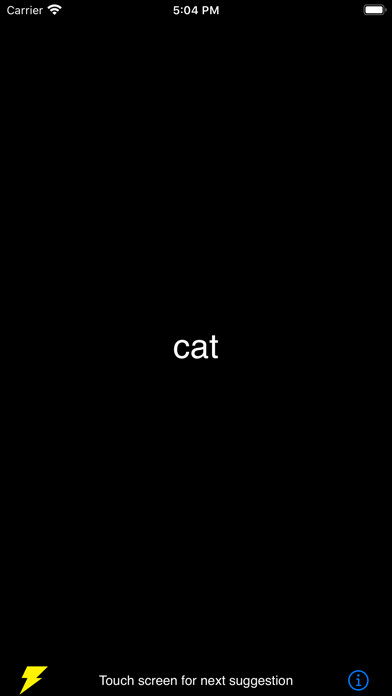 Emulate iPhone app Improv Suggestifier using MyAndroid Emulate iPhone app Improv Suggestifier using MyAndroid